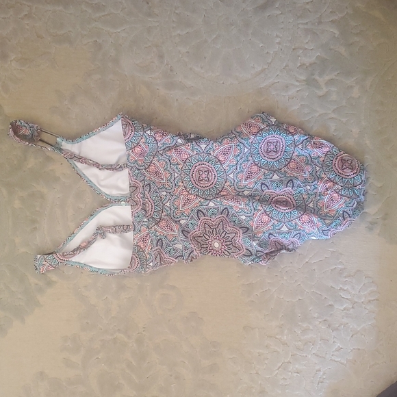 Assets by Spanx Womens Full-Coverage One Piece Swimsuit 1553 In Bloom. - Picture 7 of 11